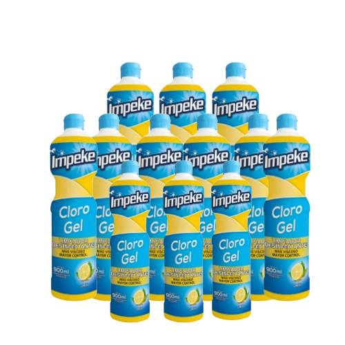 caja cloro gel impeke (12 unidades)
